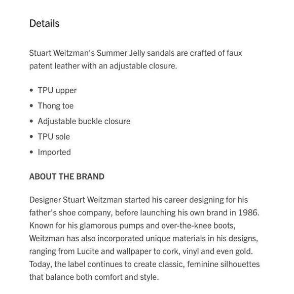 stuart weitzman New Solid Black Jelly Flat Thong Sandals 7 - Picture 7 of 8